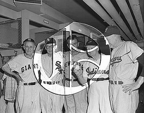 Wiltse , Ted Lyons, Carl Hubbell, Cy Young and Dazzy Vance55N0189